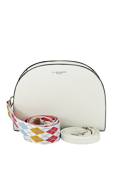 Flora&Co Paris Geantă medie albă H3688 14