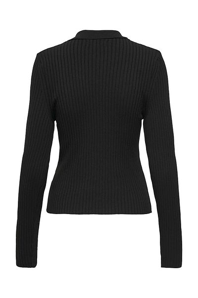 ONLY Onlelisa L/S Rib Black Women's Blouse 15355354