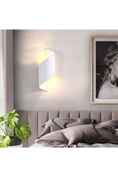 Alista Home Angela Outdoor Wall Lamp, 10 W, White