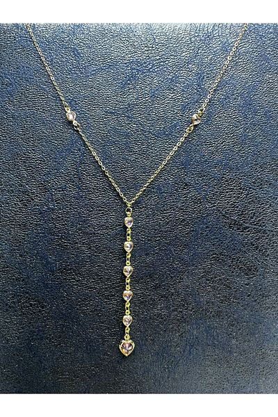 Mutenaura Stainless Steel Trend Y Necklace