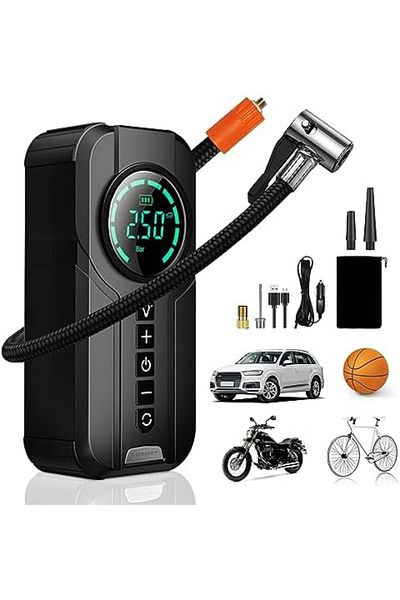 Shopi Portable Air Compressor, Smart Electric Inflatable Pump 12V