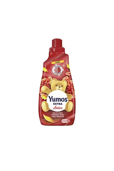 Yumoş Balsam De Rufe Concentrat, Yumos Rosu, Parfum Amber, 1.44 L, 60 Spalari
