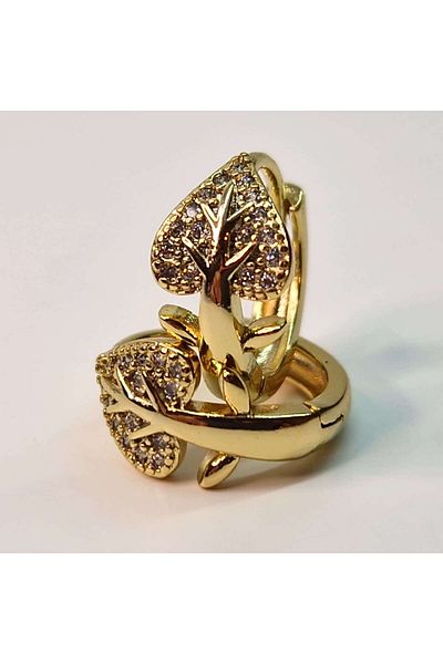 My Bijoux Cercei placati cu aur Carmina