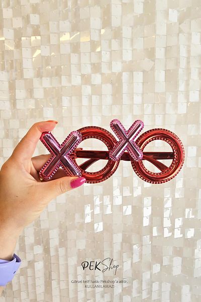 PEKSHOP Shiny Xoxo Glasses Party Glasses Bachelorette Glasses