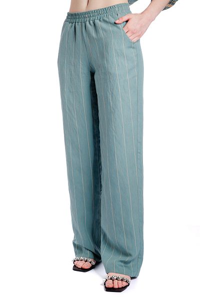 RVL RVL din trousers, dungi green