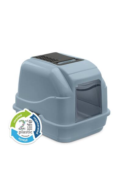 İmac Easy Cat 2nd Lıfe Kapalı Kedi Tuvaleti Mavi 50x40x40cm