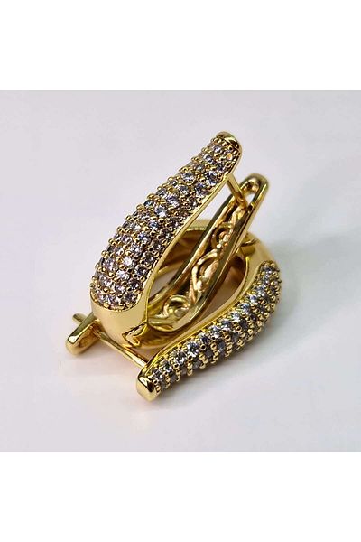 My Bijoux Cercei placati cu aur Salma