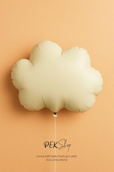 PEKSHOP Cream Cloud Foil Balloon Retro Cloud Balloon
