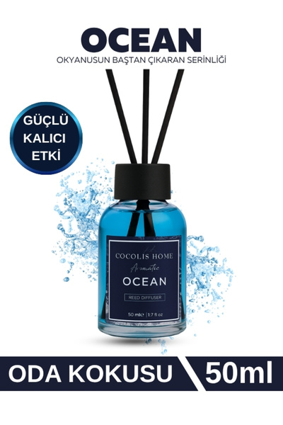 Cocolis Home Ocean Reed Diffuser 50ml Okyanus Çubuklu Oda Kokusu