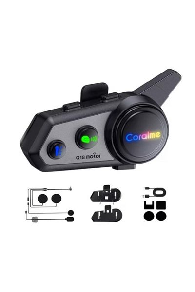 Adsinio Sistem de comunicare pentru motociclete, Coralme, Adsinio, interfață română și engleză, interfon 800m, negru