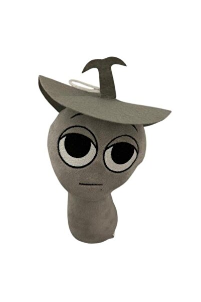 OEM Plush Toy Sprunki Clukr, Gray, 23cm