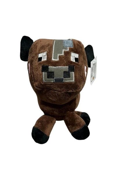 MINECRAFT Jucărie de pluș, 28-30 cm, maro-negru