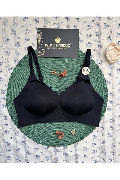 İntive Lingerie Layla Imported Ice Silk (Ice-Silk) Ultra-Thin Comfortable Breathable Invisible Laser Seamless Bra