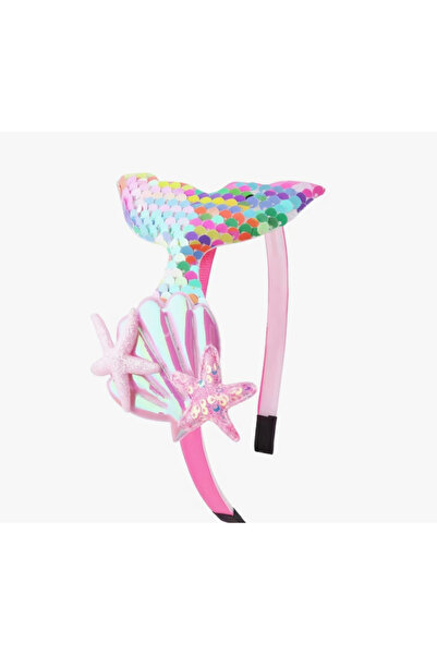 LİLİBETH BİJOU Colorful Crown with Mermaid Tail and Starfish