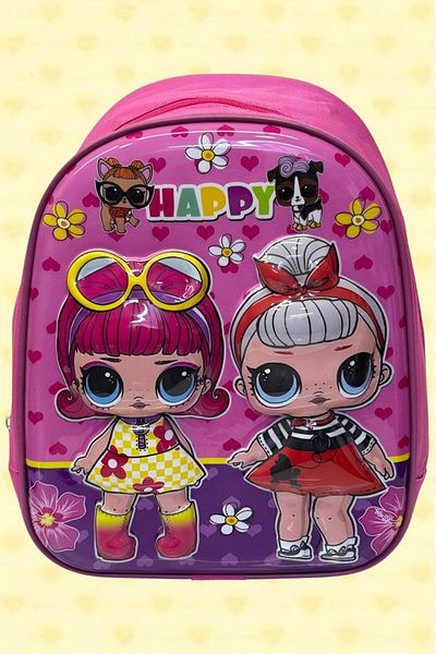 Uniquerrs Girl's 3-6 Years Old Kindergarten Nursery Lol Baby 5D Pp Live Printed Backpack and School Bag