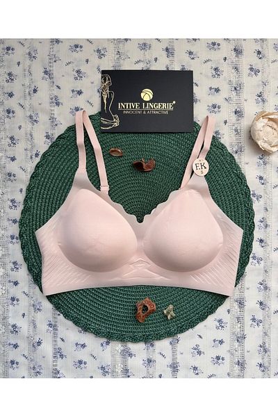 İntive Lingerie Layla Imported Ice Silk (Ice-Silk) Ultra-Thin Comfortable Breathable Invisible Laser Seamless Bra