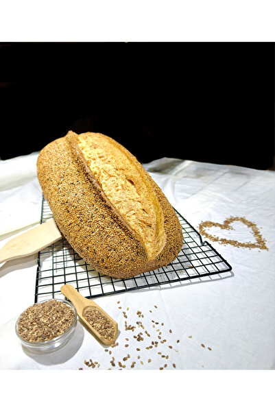 BEYTŞAHIM Susamlı Ekşi Mayalı Ekmek 1 KG, Taş Fırın, Tam Buğday Unlu