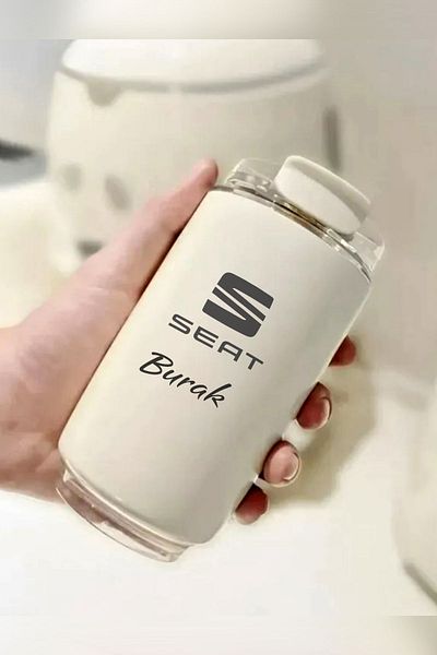 İŞTE BU كوب ترمس مفرغ من سيات بتصميم ريترو - 240 مل |   الحليب الأبيض |   304 فولاذ، حفظ الحرارة، لا يتسرب