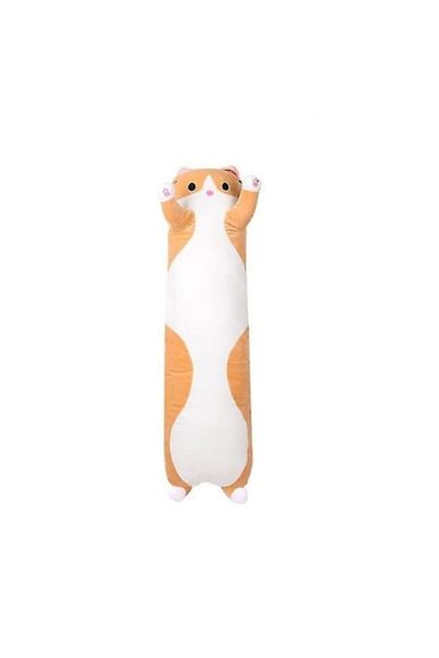 OEM Jucărie de pluș, Pisică gigantică, Bej, 85 cm