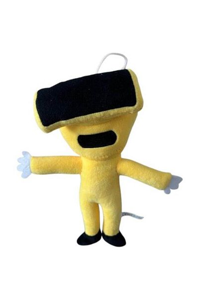 OEM Plush Toy Sprunki Garnold with Arms and Legs, Yellow, 25cm