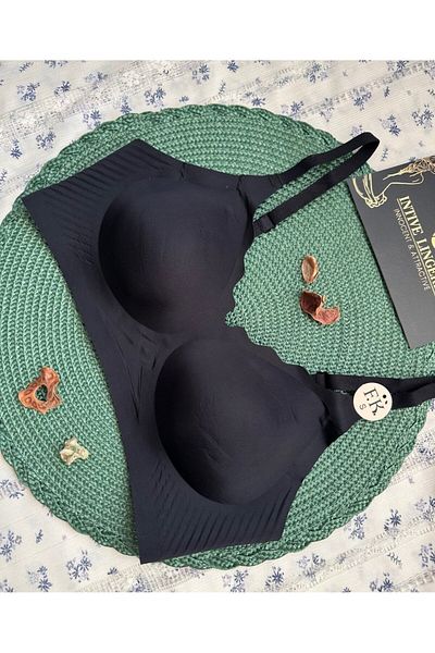 İntive Lingerie Layla Imported Ice Silk (Ice-Silk) Ultra-Thin Comfortable Breathable Invisible Laser Seamless Bra