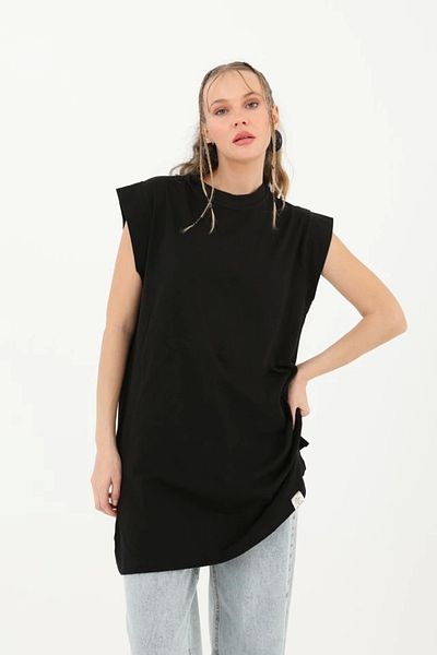 nedo7 Women's Basic Sleeveless T-Shirt - 30725Tun