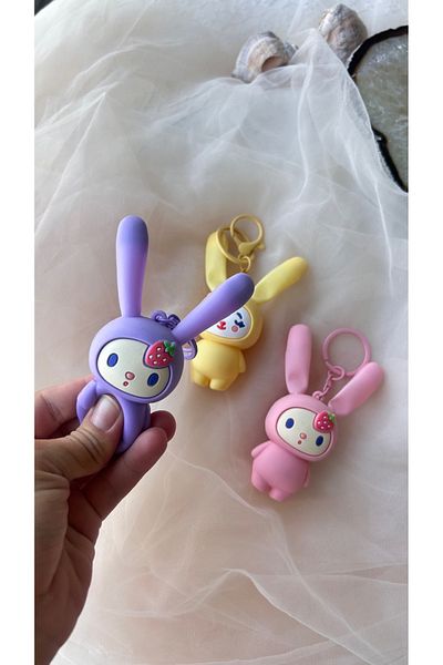 Doğaltaş Masalları My Melody Keychain Purple