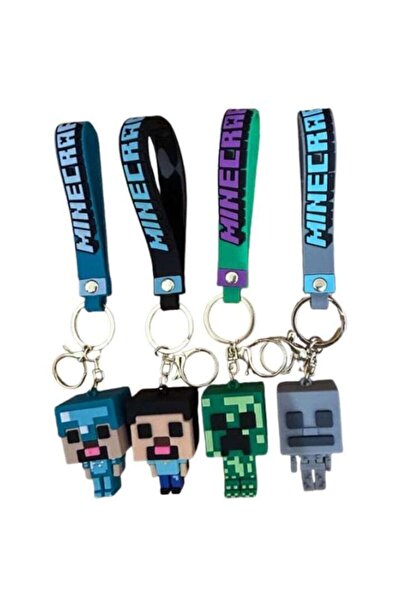 MINECRAFT Set figurine brelocuri Minecraft, multicolor, 6cm