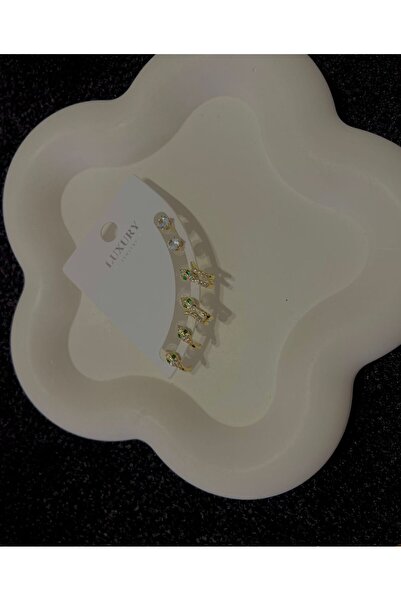 STEELSPARK Yilan Model Stone Combination Earrings