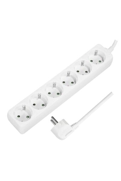 LogiLink Prelungitor LPS238, 6 prize, cablu 3G 1.5mm2, 230 V/16 A, 50 Hz, max. 3500 W, IP20, 1.5m Al