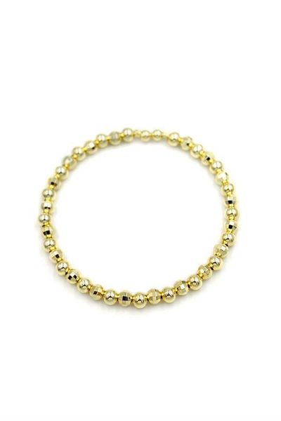 MBB ETİCARET Beaded Dorika Bracelet - Gold