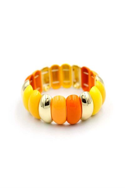 MBB ETİCARET Mineli Elastic Bracelet - Orange