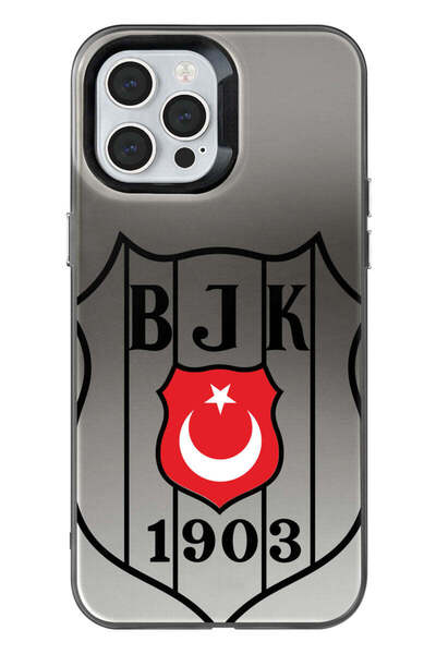 Beşiktaş حافظة هاتف متوافقة مع iPhone 12 Pro Max Big Arma Flag Premium مرخصة