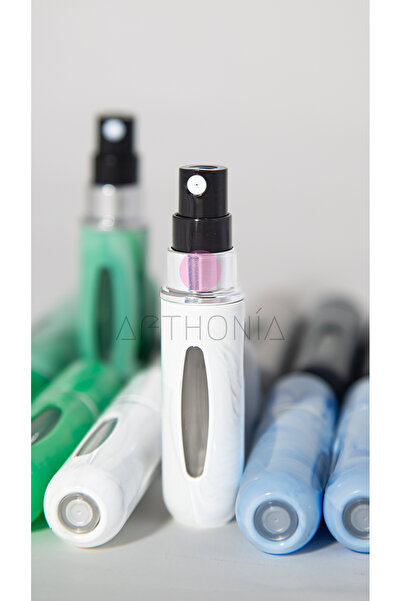 Afthonia Parfüm Şişesinden Doldurulabilir Çanta İçi Çok Renkli Mini Cep Parfü...