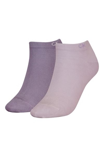 Calvin Klein , Set de șosete până la gleznă - 2 perechi, Violet deschis, Violet, Mărime universală