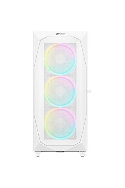 SHARKOON REV300 Computer Case, Middle Tower, White