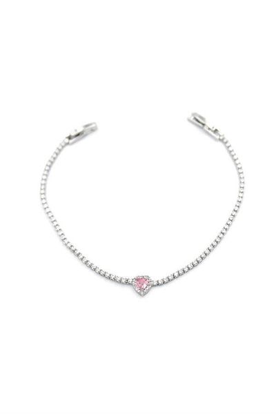 MBB ETİCARET Stony heart bracelet - silver