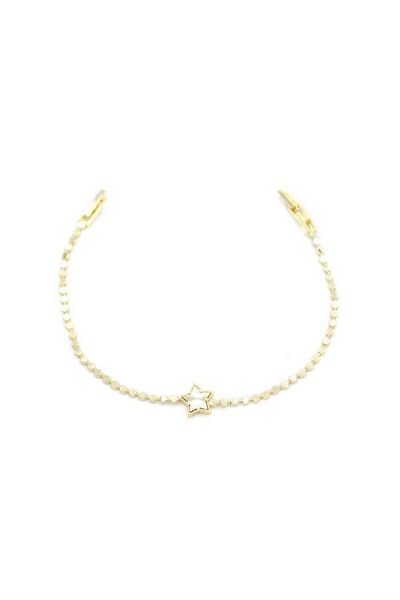 MBB ETİCARET Crush chain star bracelet - gold