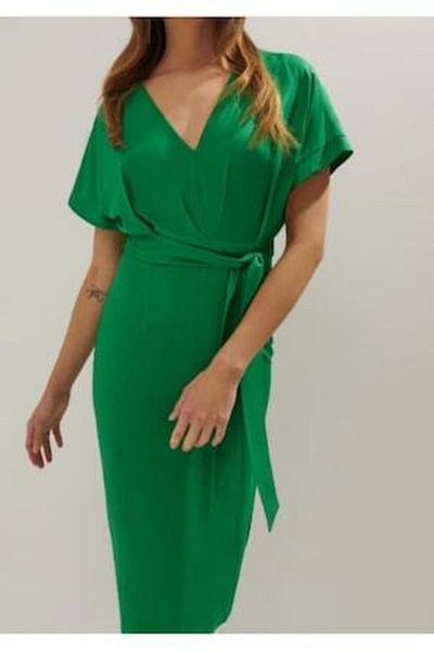 MOHITO Midi Dress, Mohito, Viscose, Green, 38