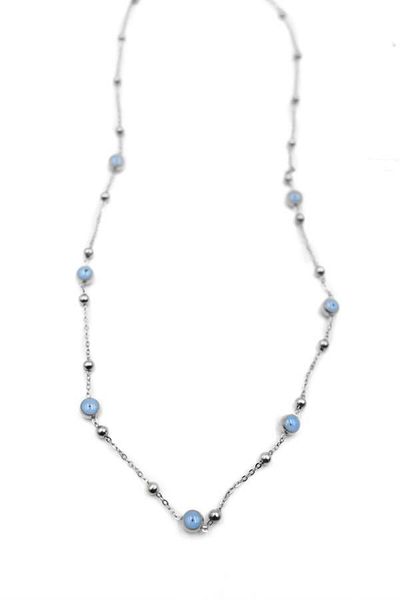 MBB ETİCARET Evil Eye Necklace - Silver