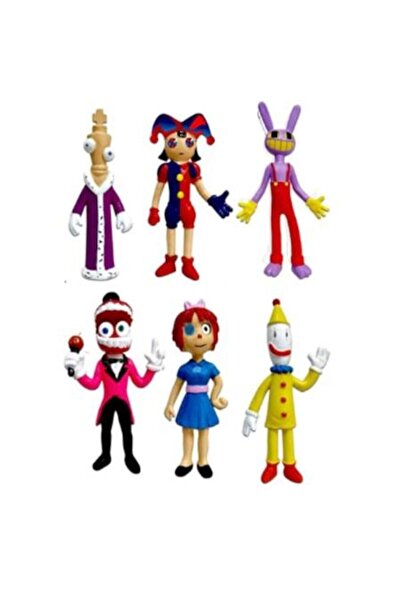 OEM Set 6 figurine Circ digital, 14cm, multicolor