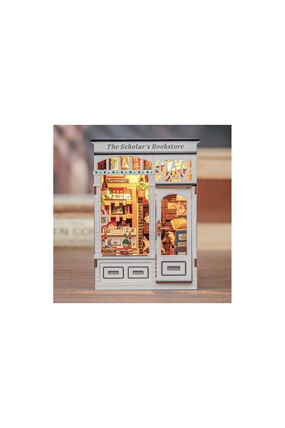 CUTEBEE 3D puzzle, DIY book spine, The scholar's bookstore, Cutebee, 168 pieces