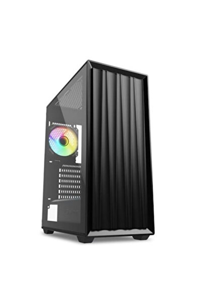 SHARKOON ATX Semi-tower VK3, 7 υποδοχές επέκτασης, μαύρο χρώμα
