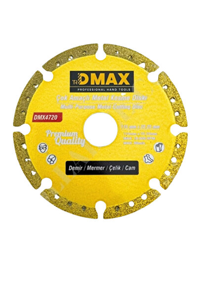 DMAX MERMER CAM DEMİR METAL KESME ÇOK AMAÇLI DİSK 115 MM