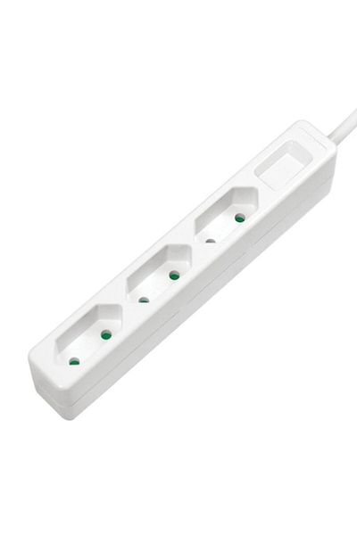 LogiLink Prelungitor cu 3 prize, LogiLink, 1,5 m, alb