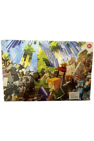 MINECRAFT Toy set with 7 figures and toy weapons, multi-colored, 7-12 cm, 3+ years