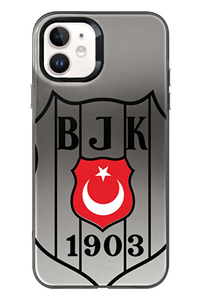 Beşiktaş iPhone 11 Uyumlu Büyük Arma Bayrak Premium Lisanslı Telefon Kılıfı