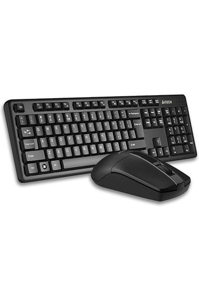 A4 Tech Kit tastatură și mouse A4Tech 3330N, wireless, negru