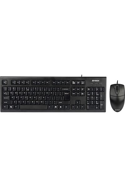 A4 Tech Kit Tastatură A4tech KR-8520D KR-85 + Mouse Optic OP-620D, Negru
