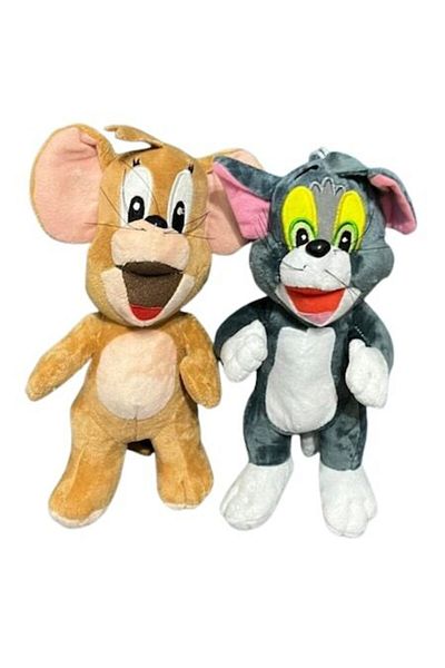 OEM Set 2 toys: Tom and Jerry, beloved cartoon characters, 25 cm